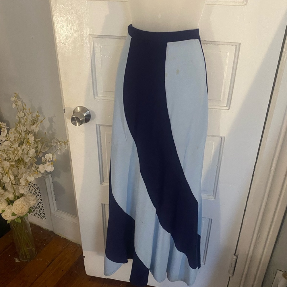 Vintage 70’s Two-Tone Maxi Skirt